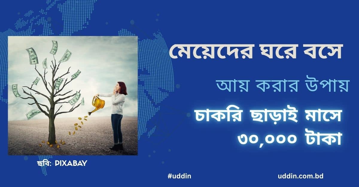 মেয়েদের ঘরে বসে আয় করার উপায়